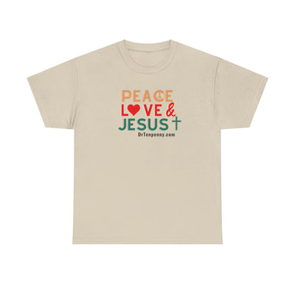 Peace, Love & Jesus T-shirt