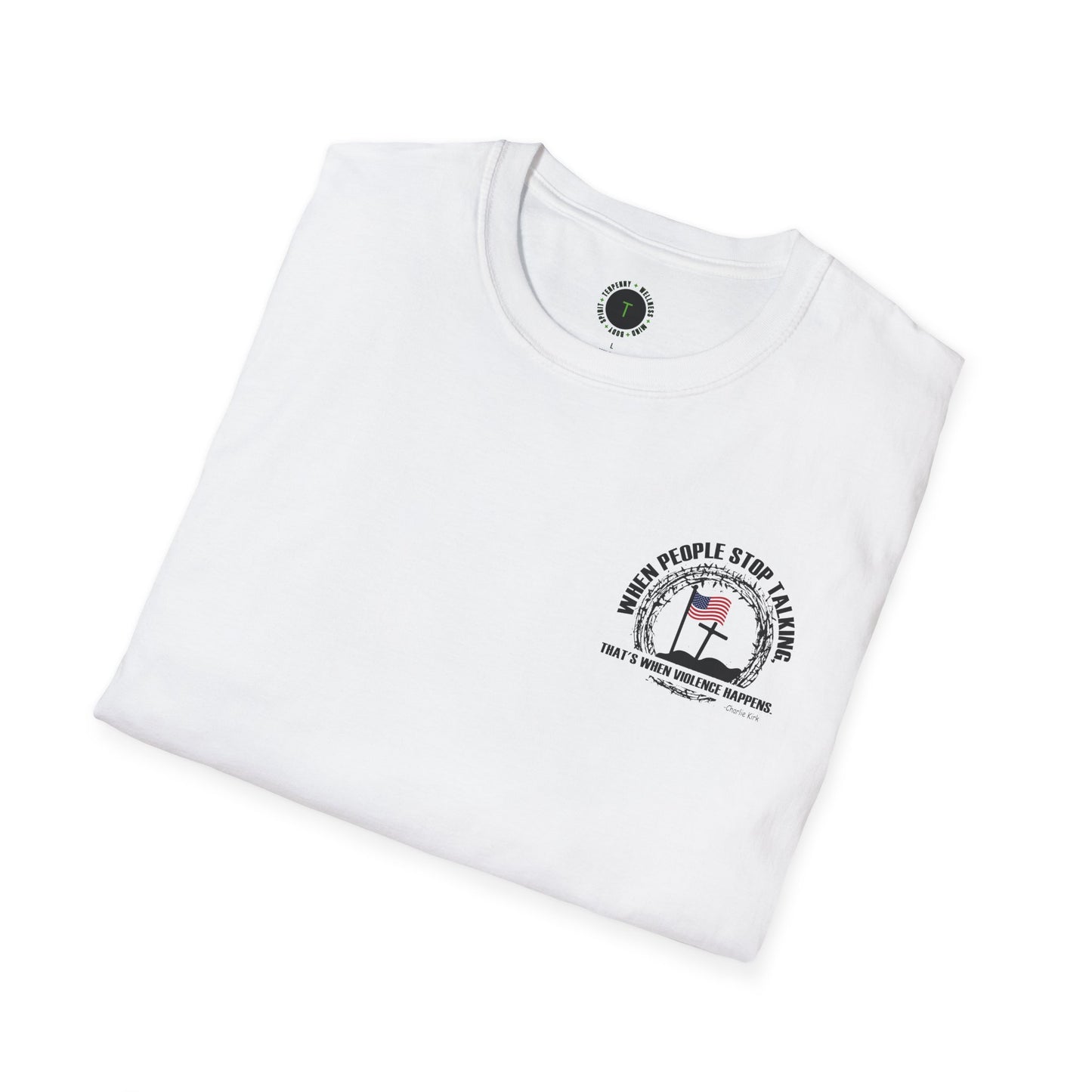 Patriotic Christian T-Shirt – Front & Back Statement Tee on Faith and Freedom