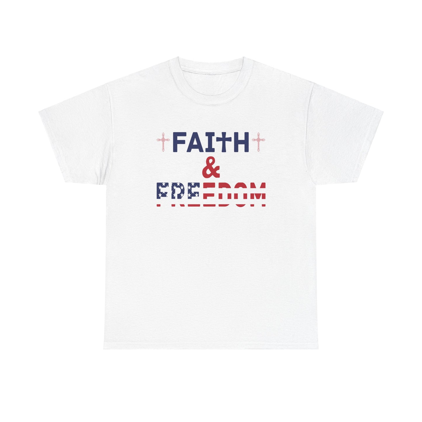 Faith & Freedom Heavy Cotton Tee