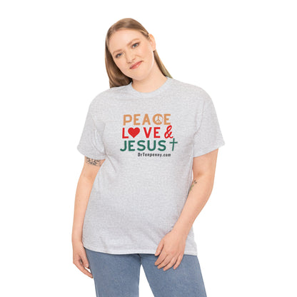 Peace, Love & Jesus T-shirt