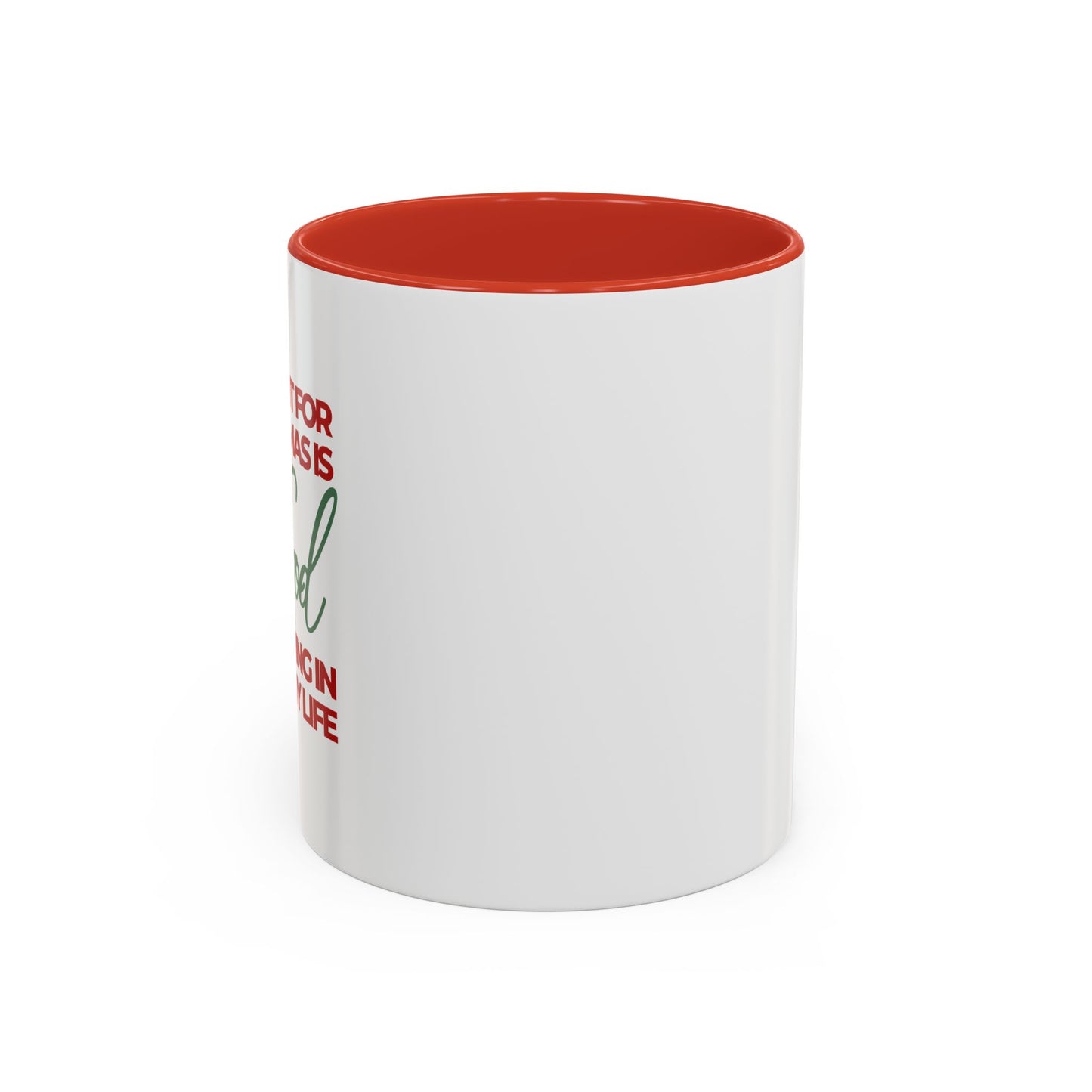 All I want for Christmas Mug, 11oz (ribbon)