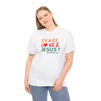 Peace, Love & Jesus T-shirt