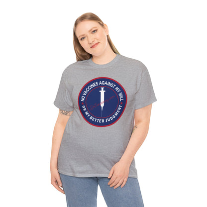 No Against My Will Men's Heavy Cotton Tee