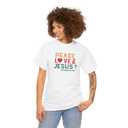 Peace, Love & Jesus T-shirt
