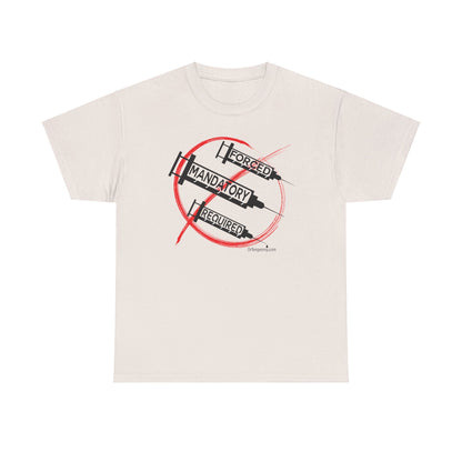 Unisex Heavy Cotton Tee- No Forced