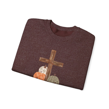 Autumn Blessings Lamb Sweatshirt – The Lord is My Shepherd' Comfort Fit