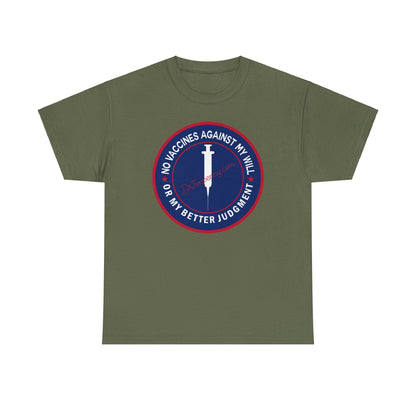 No Against My Will Men's Heavy Cotton Tee