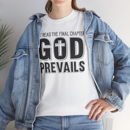 Unisex Cotton Tee- God Prevails!