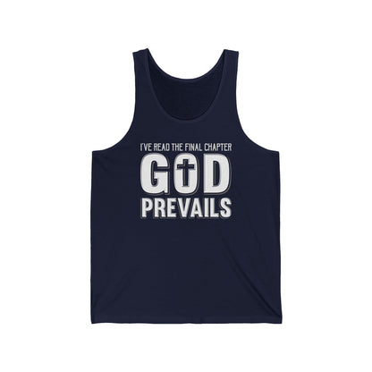 God Prevails Women's Jersey Tank