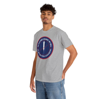 No Against My Will Men's Heavy Cotton Tee