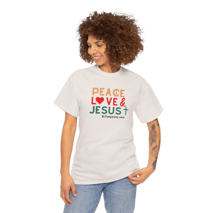 Peace, Love & Jesus T-shirt