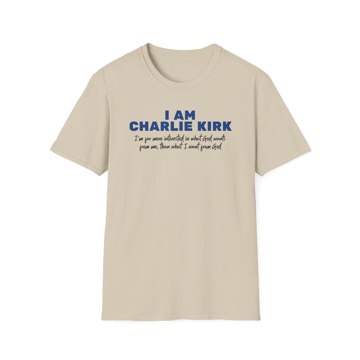 I Am Charlie Kirk Unisex T-Shirt – Bold Statement Tee