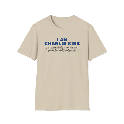 I Am Charlie Kirk Unisex T-Shirt – Bold Statement Tee