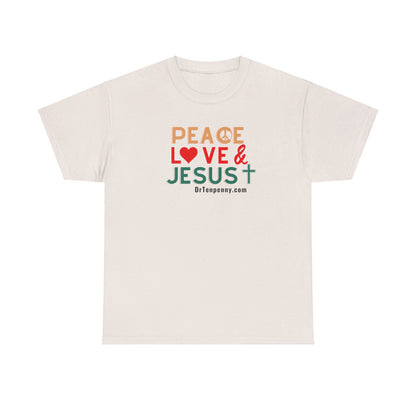 Peace, Love & Jesus T-shirt