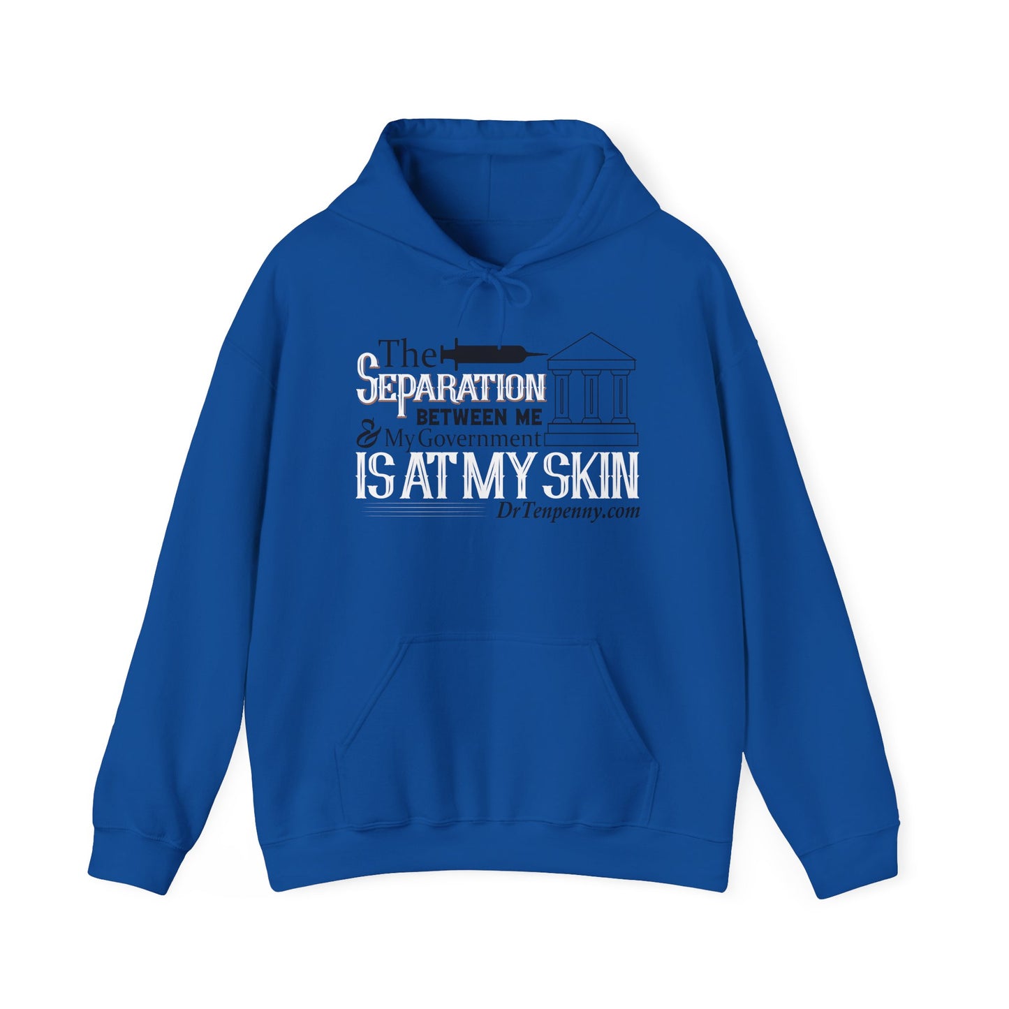 "The Separation Between Me & My Government Is At My Skin" Hoodie