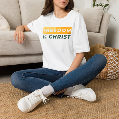Freedom Is Christ T-Shirt — Inspirational Christian Faith Tee