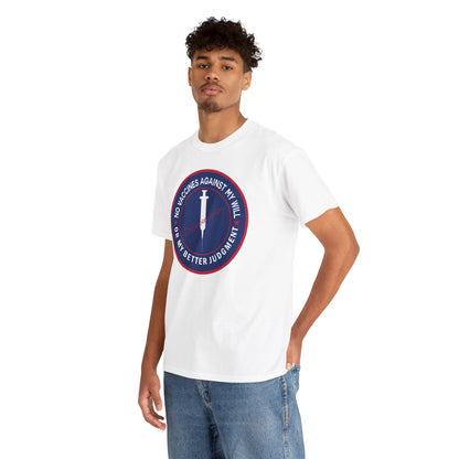 No Against My Will Men's Heavy Cotton Tee