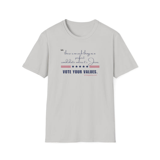 Vote Your Values Unisex Softstyle T-Shirt