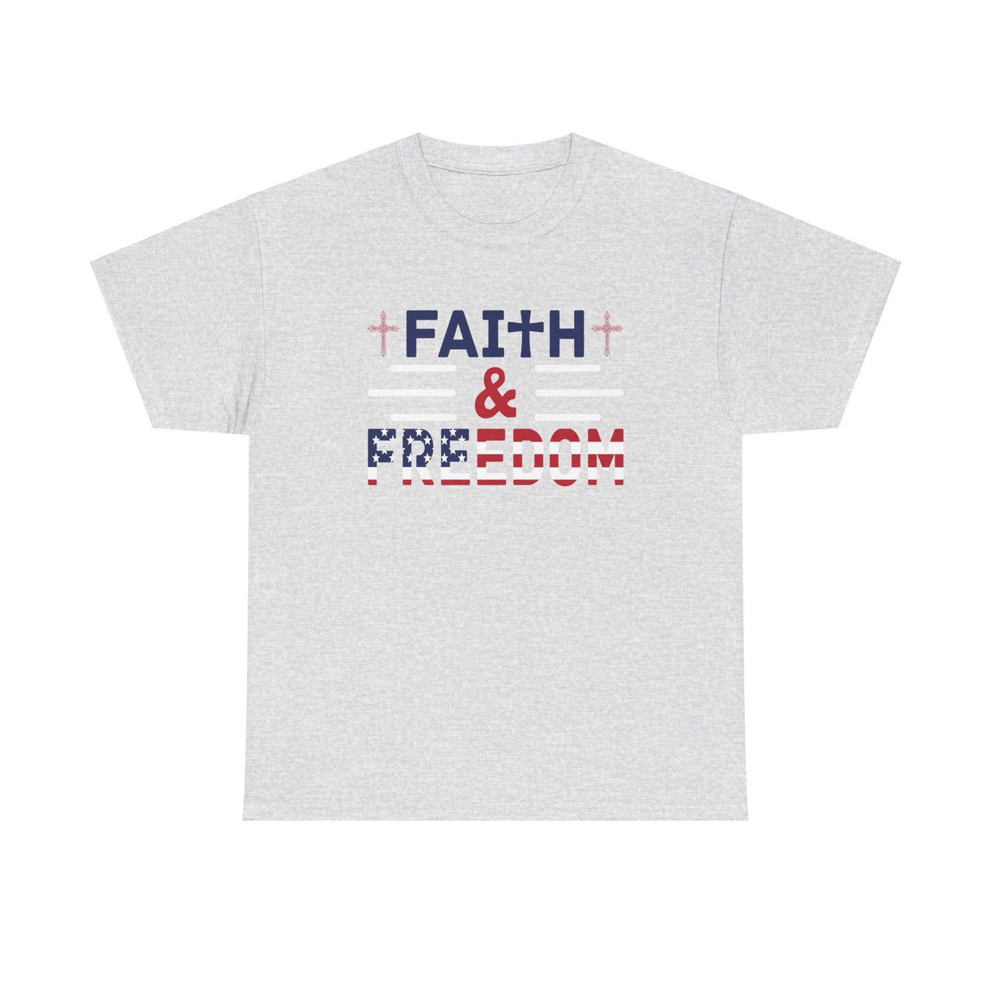 Faith & Freedom Heavy Cotton Tee