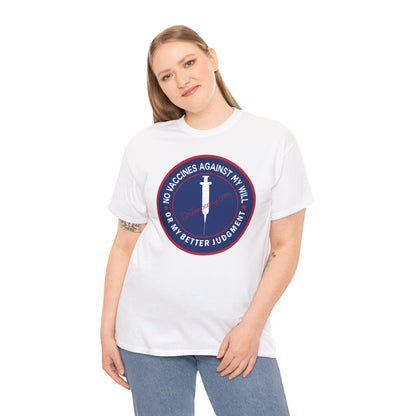 No Against My Will Men's Heavy Cotton Tee