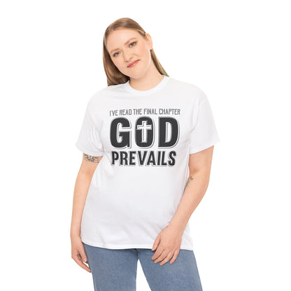 Unisex Cotton Tee- God Prevails!
