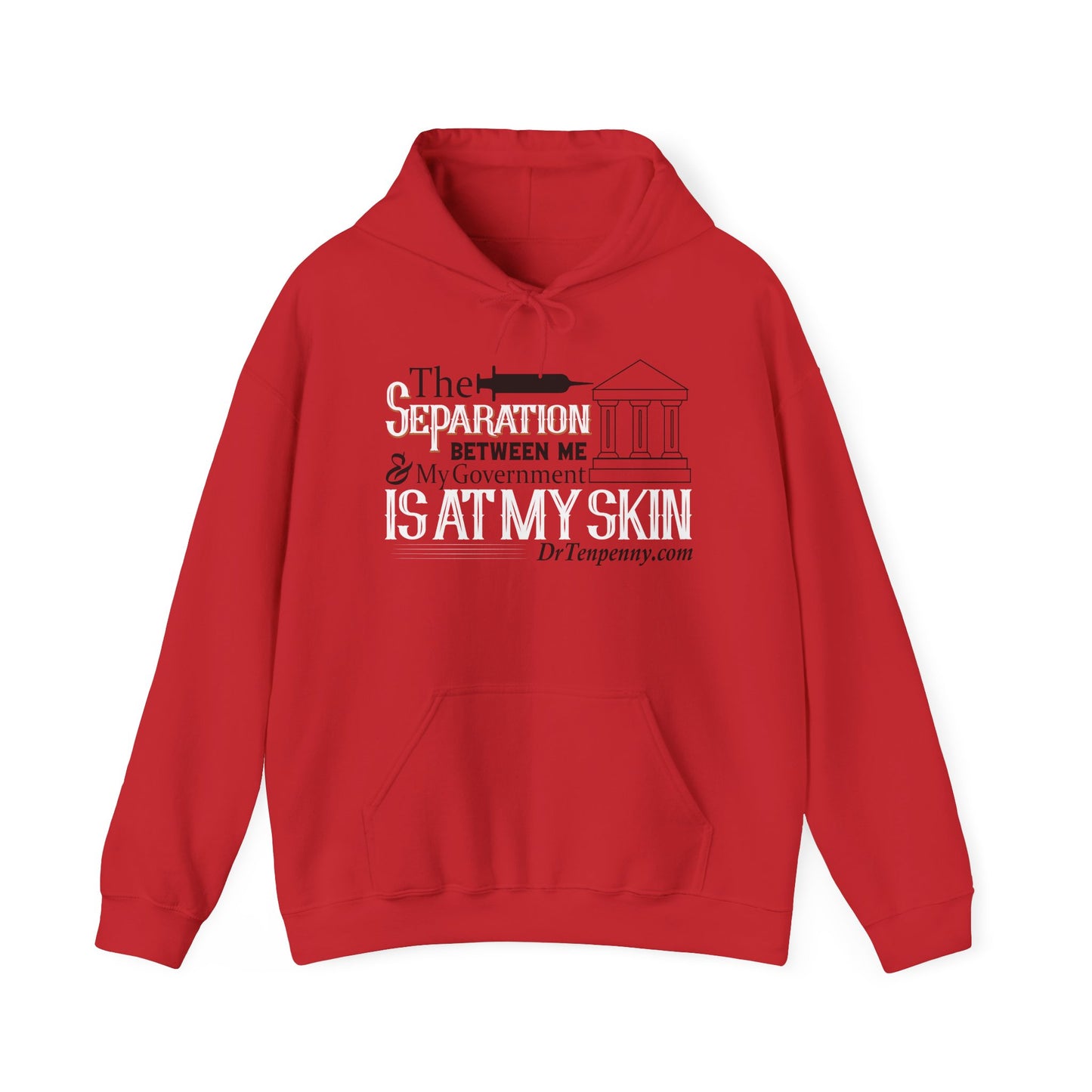 "The Separation Between Me & My Government Is At My Skin" Hoodie