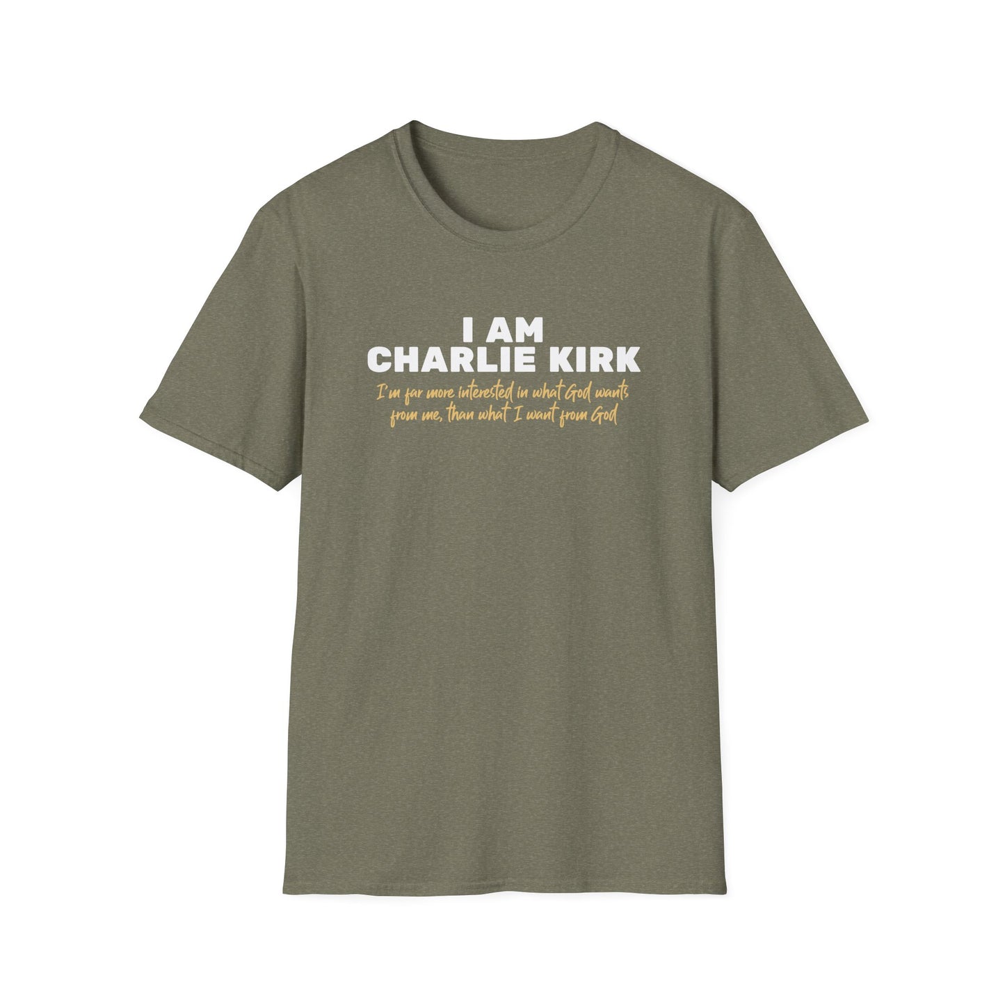 I Am Charlie Kirk Unisex T-Shirt – Bold Statement Tee
