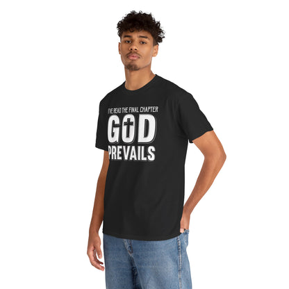 Unisex Cotton Tee- God Prevails!