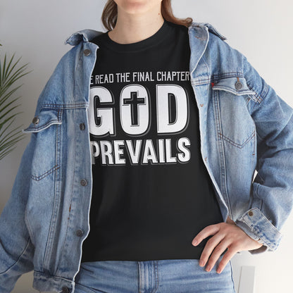 Unisex Cotton Tee- God Prevails!