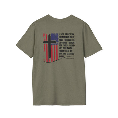 Patriotic Christian T-Shirt – Front & Back Statement Tee on Faith and Freedom