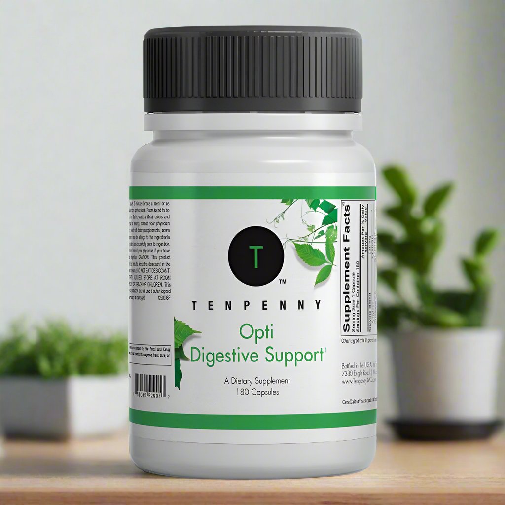 Lifestyle image of Opti Digestive Support, essential for digestive comfort and nutrient absorption.