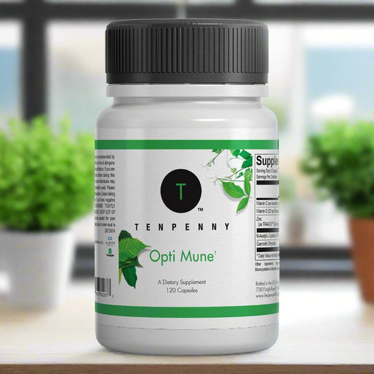 Lifestyle image of Opti Mune, essential supplement for immune health and resilience.