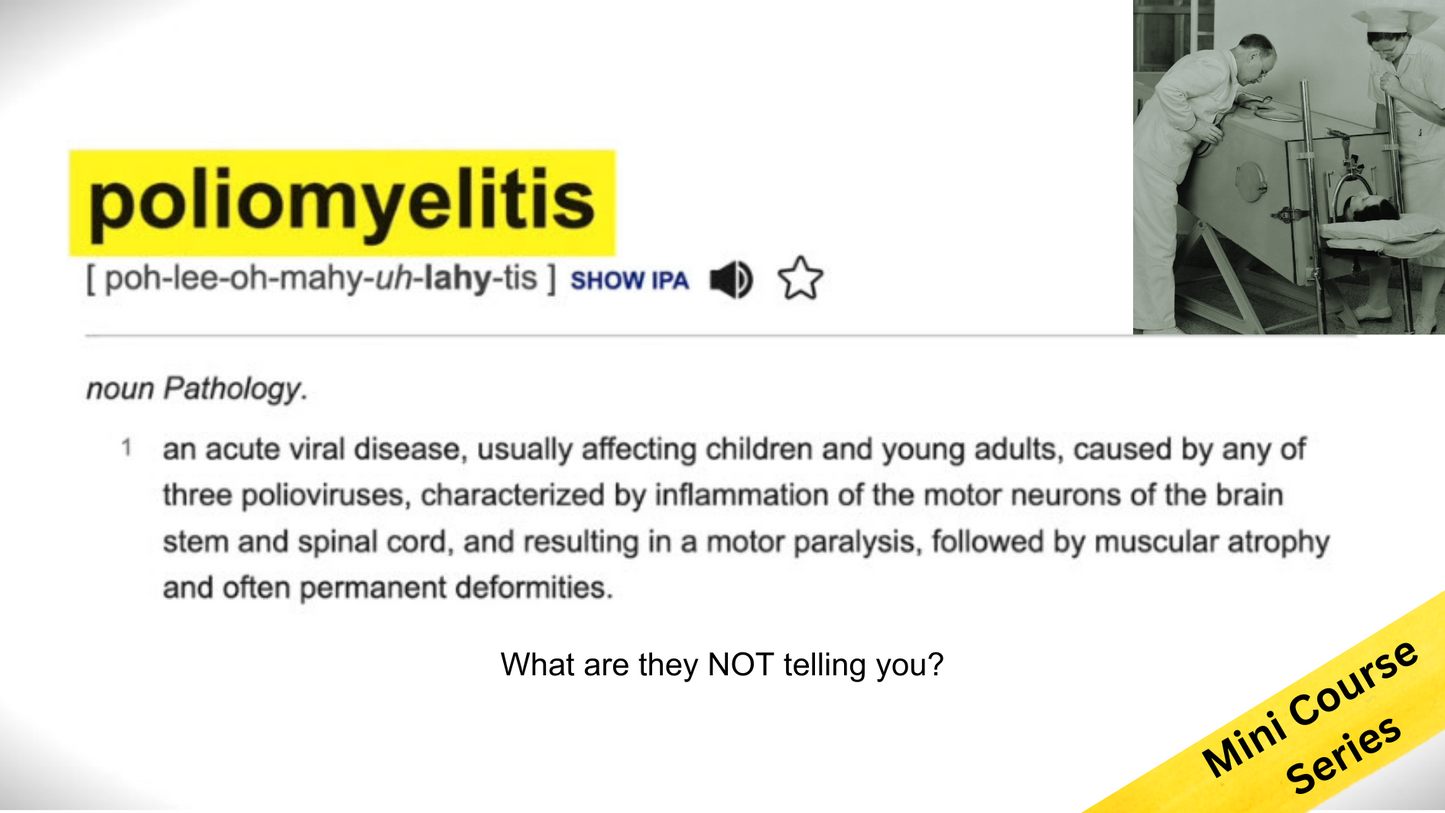 Poliomyelitis - Mini Course Series 3